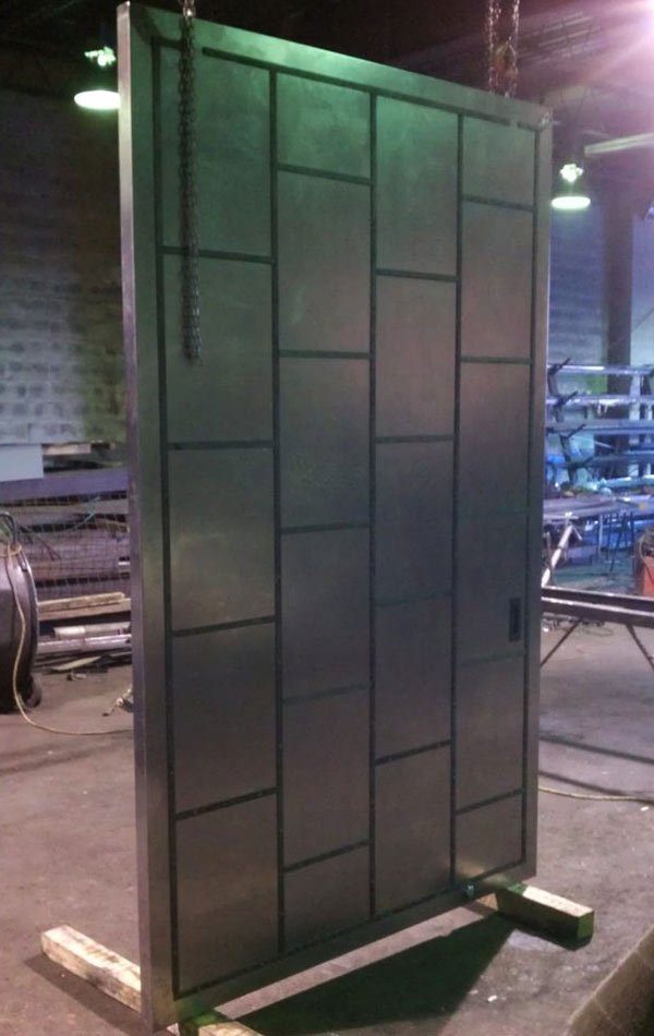 Custom Metal Fire Door - NY Ironwork